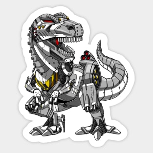 T-Rex Dinosaur Robot Sticker